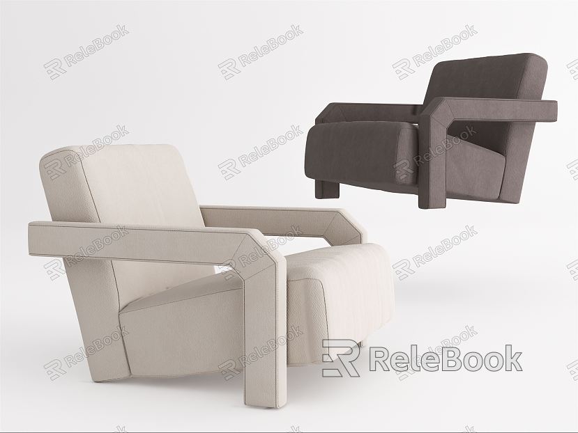 Modern Single Sofa Sofa Chair model