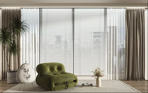 Modern venetian blinds 3d model