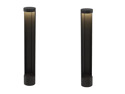 High Quality Black Inflatable Columns For Event Decoration And Outdoor Use 3d model