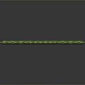 Green Bamboo Poles With Yellow Joints Various Lengths And Natural Texture