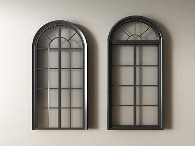 French windows retro windows casement windows glass windows doors and windows 3d model