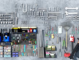 Modern Tools Hardware Tools 3d model