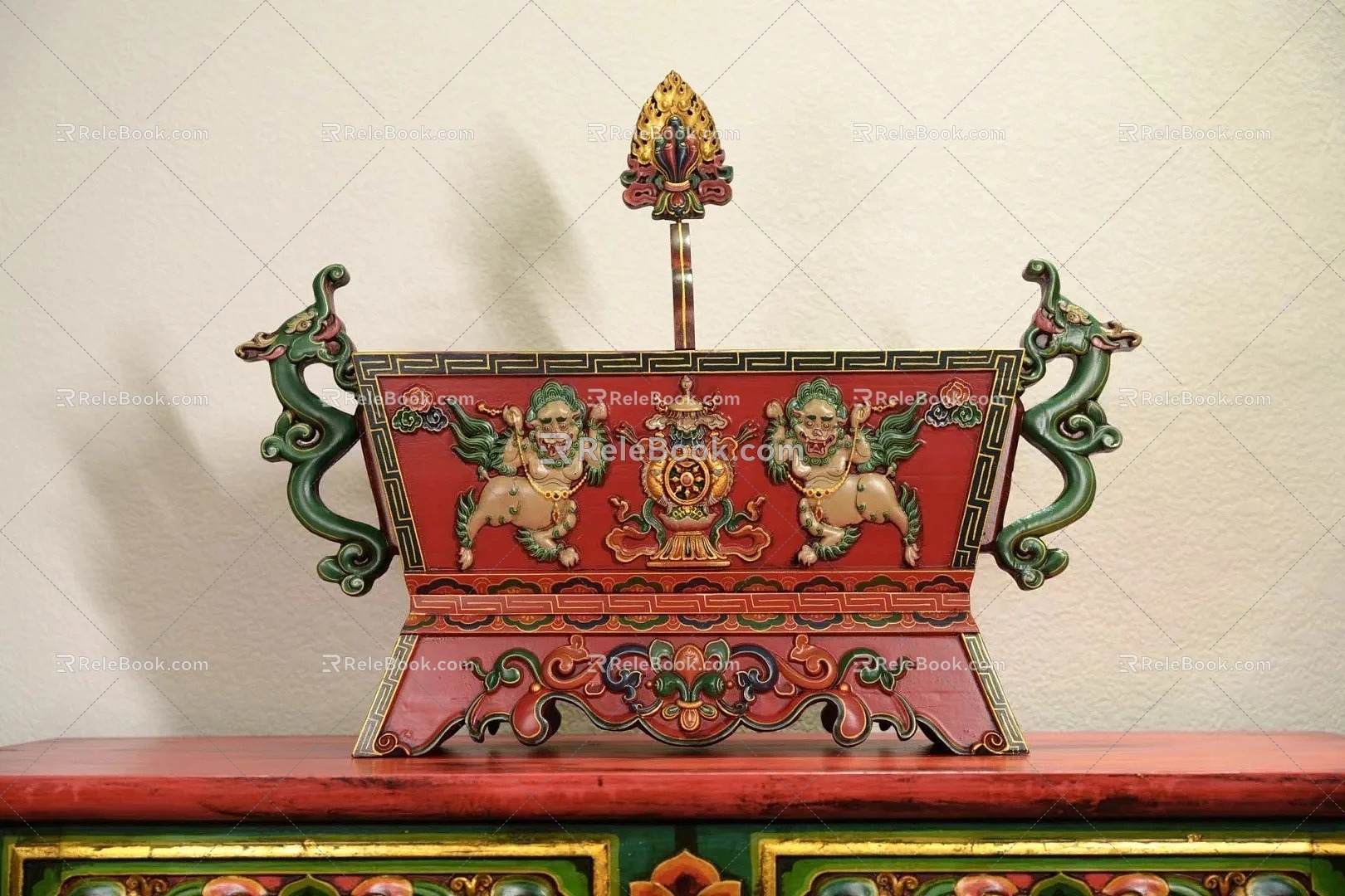 Tibetan Wedding Chema Box model