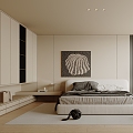 Modern Bedroom Home Master Bedroom 3d model