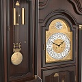 European-style floor clock pendulum clock 3d model