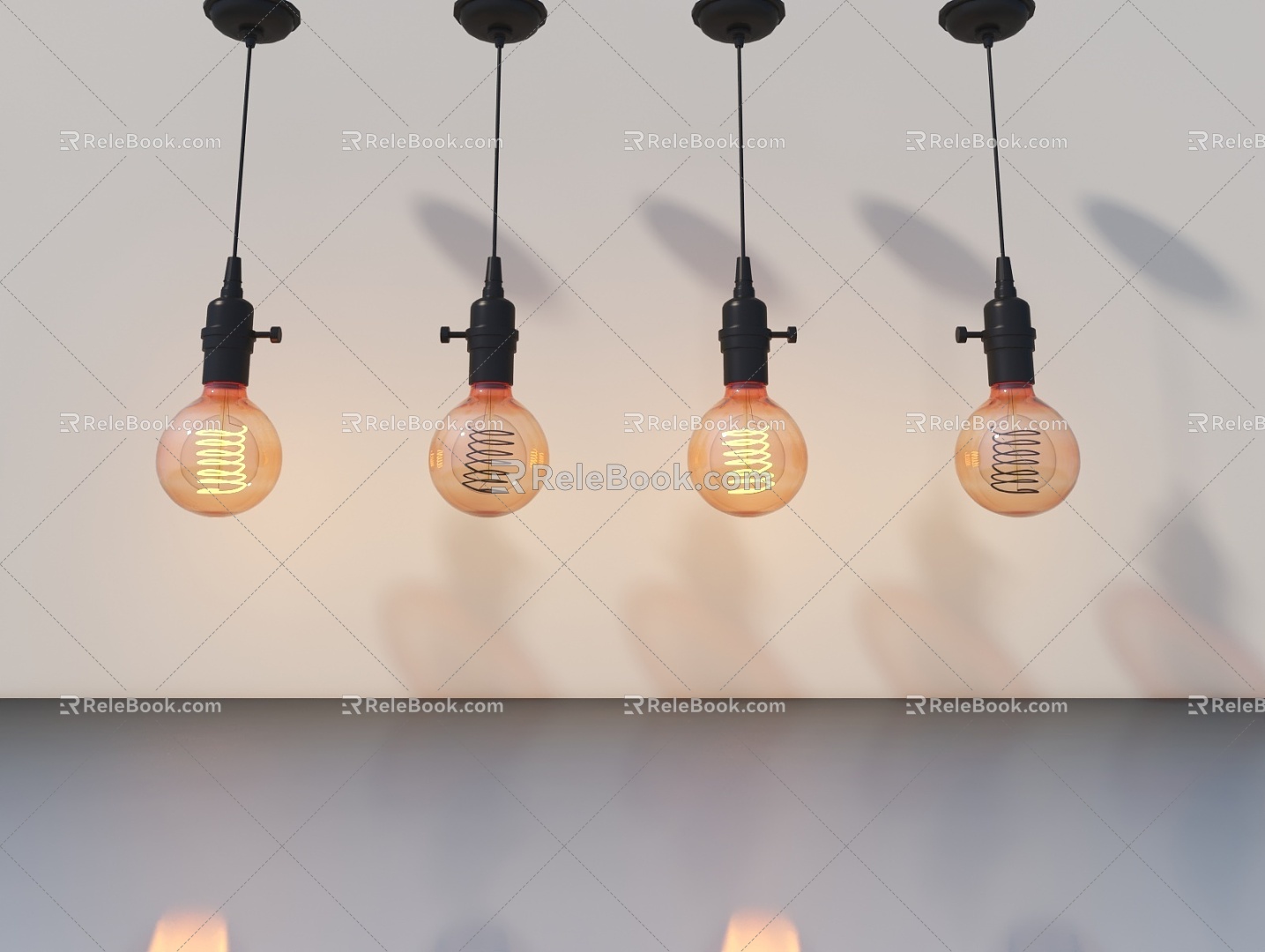 Chandelier ornaments 3d model