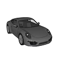 Black Two Door Sports Car With Sleek Exterior And Alloy Wheels