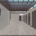 Modern Courtyard Sunshade Pergola Structure With Tiled Floor And Outdoor Building Design