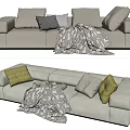 Modern Multiplayer Sofa Lema 3d model