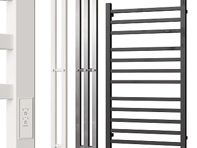 Modern Bathroom Accessories Towel Rails With Sleek Design And Multiple Color Options 3d model