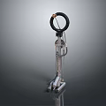 Aerospace Exploration Instrument With Metal Stand Circular Ring And Cables