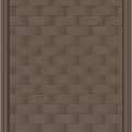 Modern Woven Texture Background Wall With Metallic Brown And Beige Geometric Panels