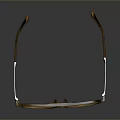 Stylish Modern Brown Frame Sunglasses With Dark Lenses Transparent Accents And Metallic Temples