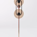 Modern Stylish Floor Lamps With Circular Elements And Contemporary Design 3d model