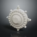 Modern Carved Carved Pattern Carved Decorative Parts Building Components 3d model
