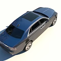 Luxury Sedan With Black Exterior Chrome Grille LED Headlights And Alloy Wheels