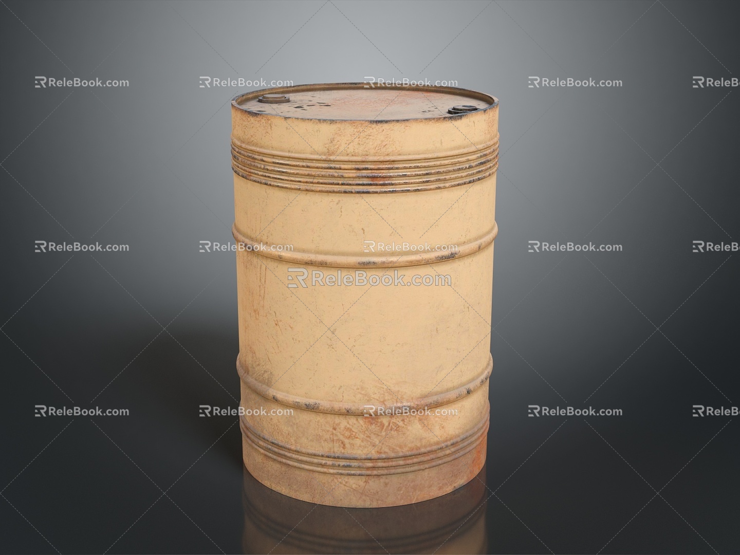 Metal Bucket Milk Bucket Iron Bucket Old Iron Bucket Big Iron Bucket Removable Metal Bucket Oil Bucket Oil Bucket 3d model