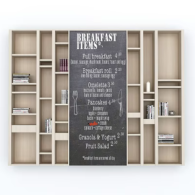 Modern bookcase cabinet combination 3d model Modern bookcase cabinet combination 3d model