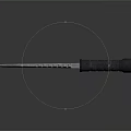 Tactical Military Dagger With Sharp Serrated Blade And Black Handle Grip