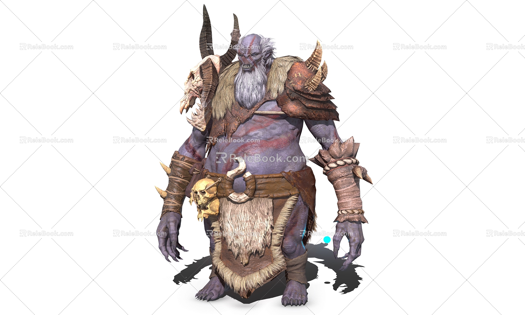 Modern Orc Monster Mutant Creature Monster Warrior Game Character Movie Character 3d model