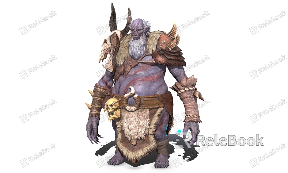 Modern Orc Monster Mutant Creature Monster Warrior Game Character Movie Character model