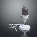 Microphone Amplifier Capacitor Microphone High-end Microphone Wheat Desktop Microphone Broadcasting Microphone 3d model