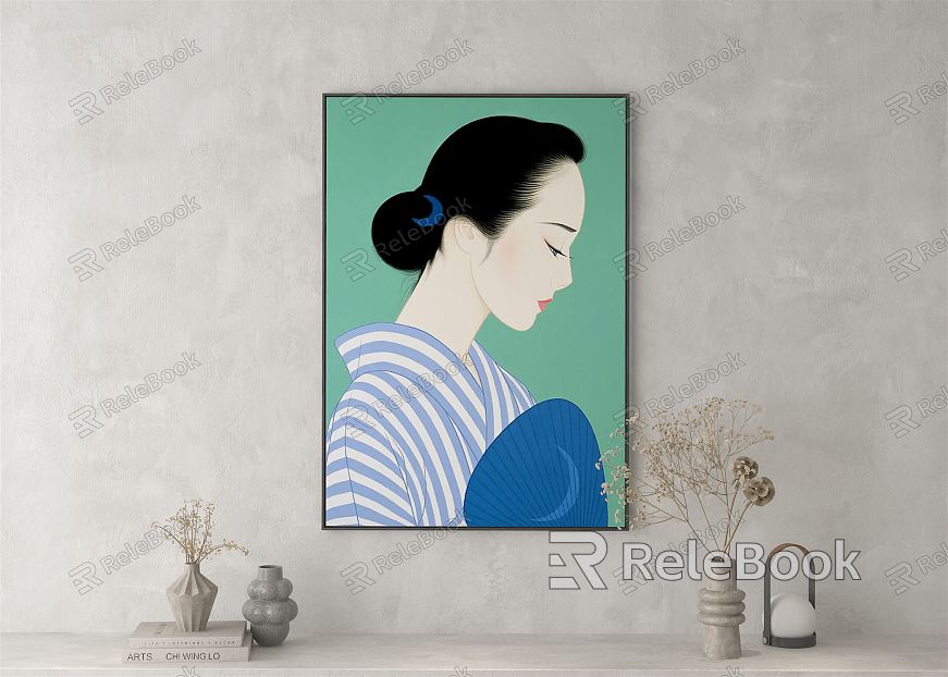 Modern Figure Painting Texture Hanging Painting Oil Painting Decorative Painting model