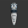 Modern Spaceship Spacecraft 3d model
