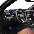 Mercedes-Benz car engine can open the trunk can open high-precision interior 3d model