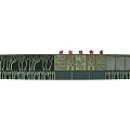 Red Star Botanical Garden Entrance Gate With Tree Pattern Decorative Design