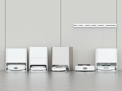 Daily Electrical Appliances With Smart Features Modern White Design And Various Models For Home Use 3d model