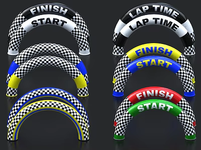 Air Valve Door Welcome Inflatable Door Welcome Air Cushion Meichen Ornaments Valve 3d model