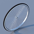 wheel hub wheel bicycle tire 3d model