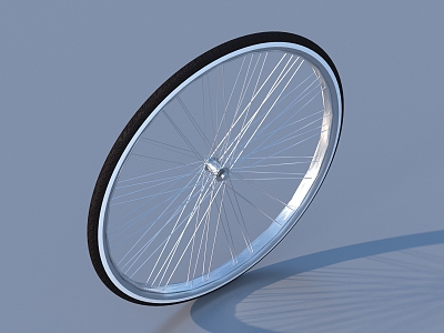 wheel hub wheel bicycle tire 3d model