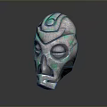 Sci-Fi Helmet Alien Helmet-Helmet High Tech Helmet Game Helmet 3d model