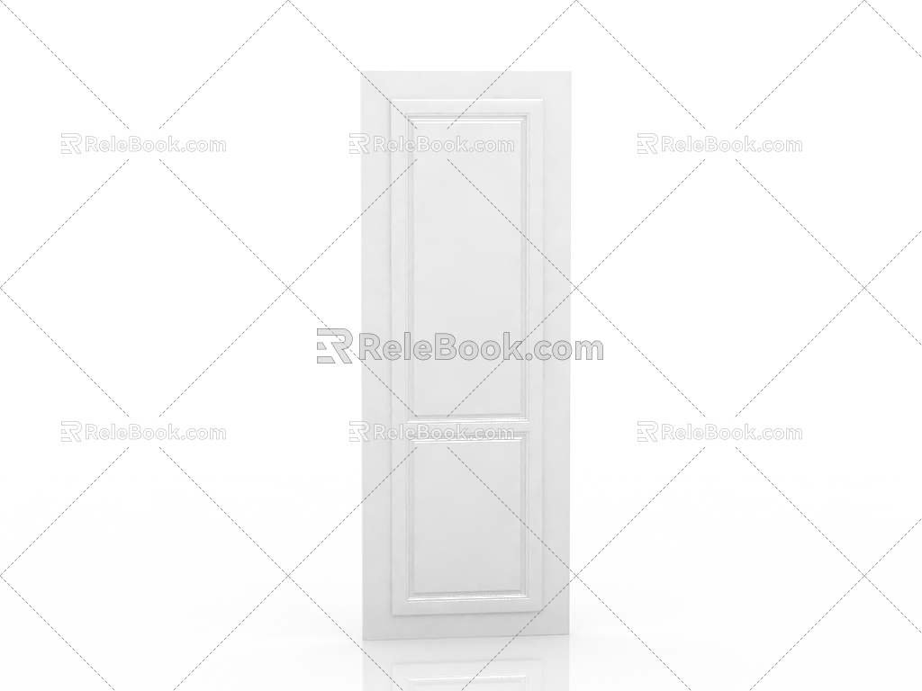 Jane ou door core door leaf 3d model