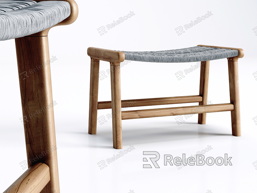 Nordic Shoe Changing Stool model