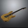 Brown Wooden Electric Guitar With Smooth Neck Metal Strings And Pickups For Daily Use