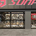 SUNPEED Cycling Lifestyle Store Front With Displayed Bikes And Products