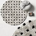 Modern Round Carpet 3d model