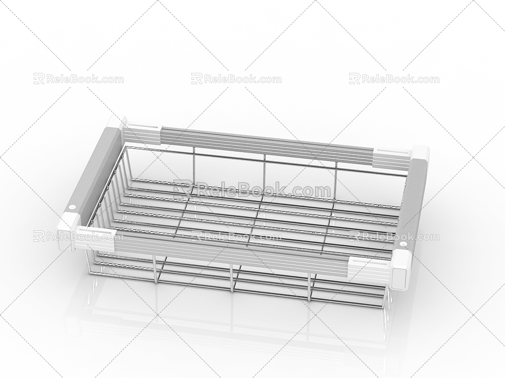 Modern Storage Basket 3d model