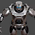 Security robot Modern robot 3d model