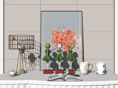 Nordic Ornaments Combination 3d model