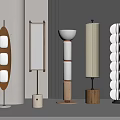 Modern floor lamp 3d model