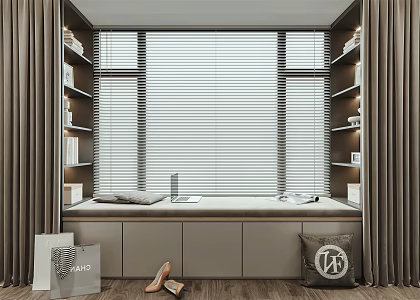 Modern Bay Window 3d model