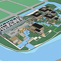 Traditional Chinese Architectural Complex Design With Water Features Green Spaces And Gardens