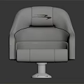 Modern Airplane Seat With Premium Leather Upholstery And Comfortable Ergonomic Design Structure
