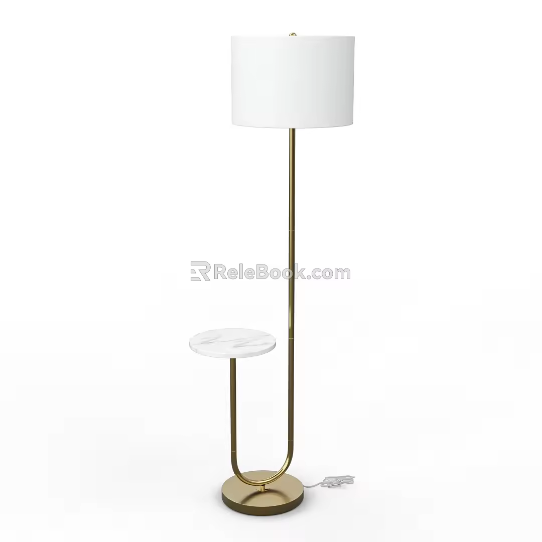 Corner floor lamp 3d model