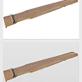 Wooden Chinese Zither Musical Instrument And Art Paint Supplies Set With Brushes For Artists