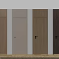 Modern Flush Doors With Different Color Options And Wooden Texture For Interior